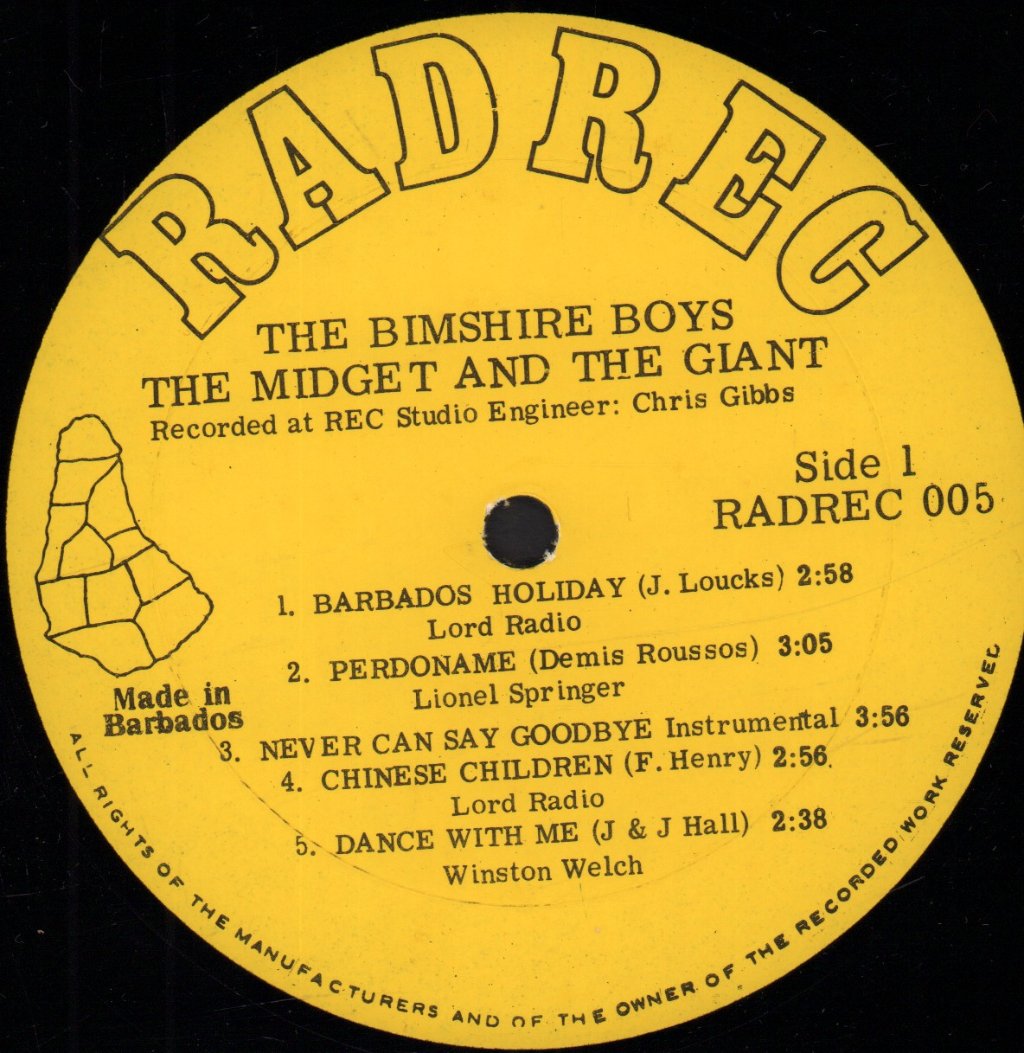 lord radio and the bimshire boys - Midget And The Giant - Lp