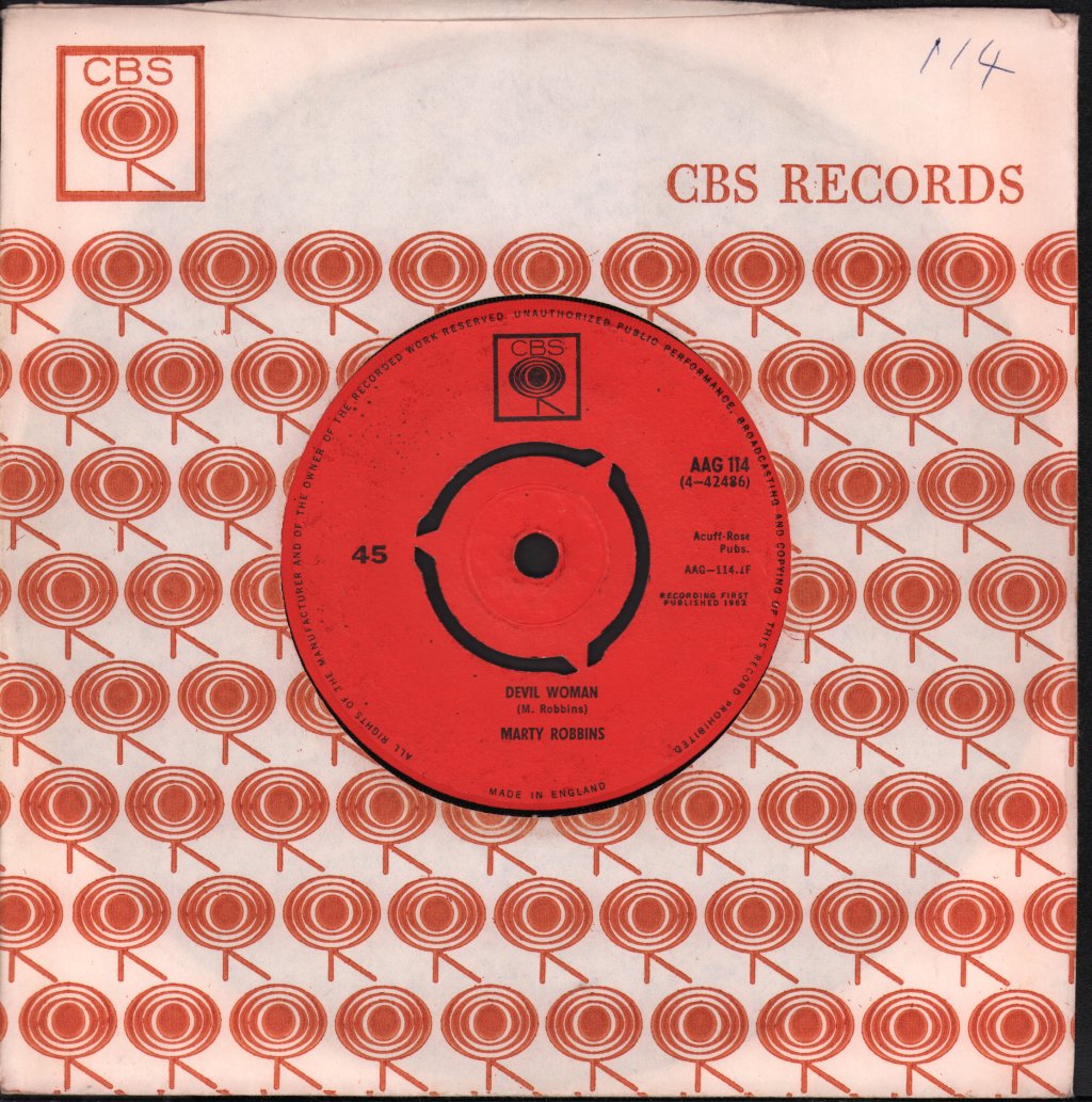 Marty Robbins - Devil Woman - 7 Inch