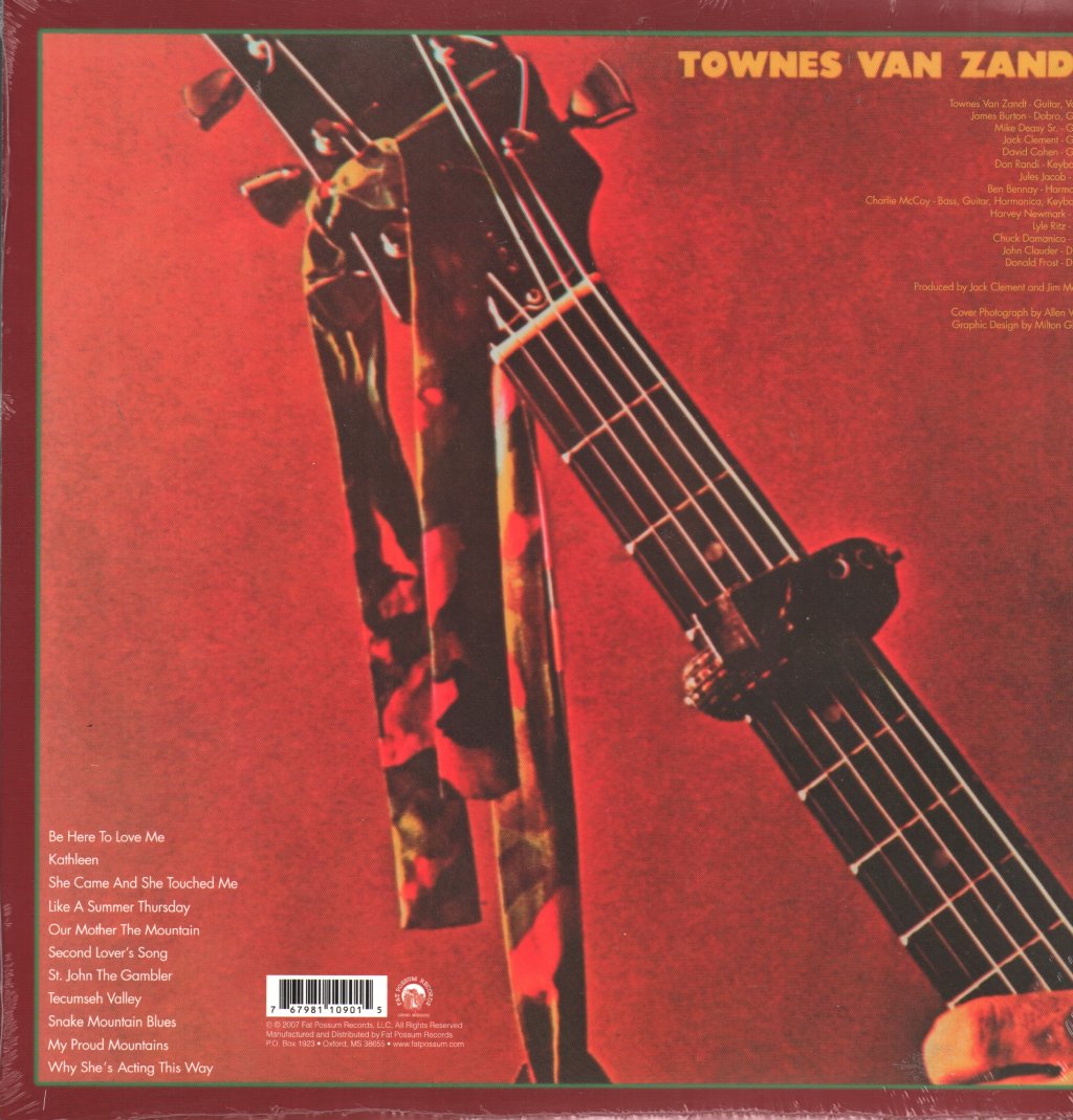 Townes Van Zandt - Our Mother The Mountain - Lp