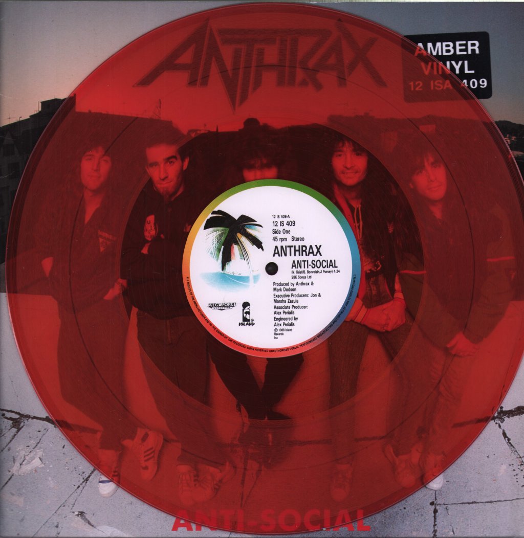 Anthrax - Anti-Social - 12 Inch