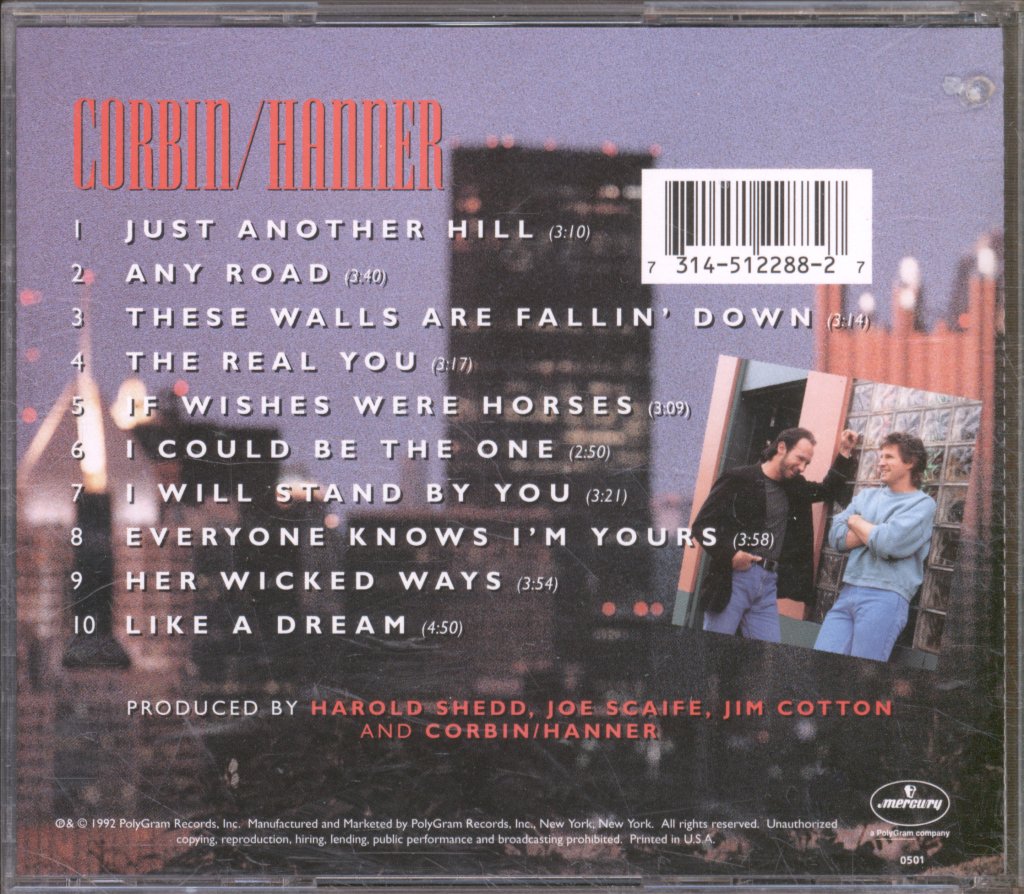 Corbin/Hanner - Just Another Hill - Cd
