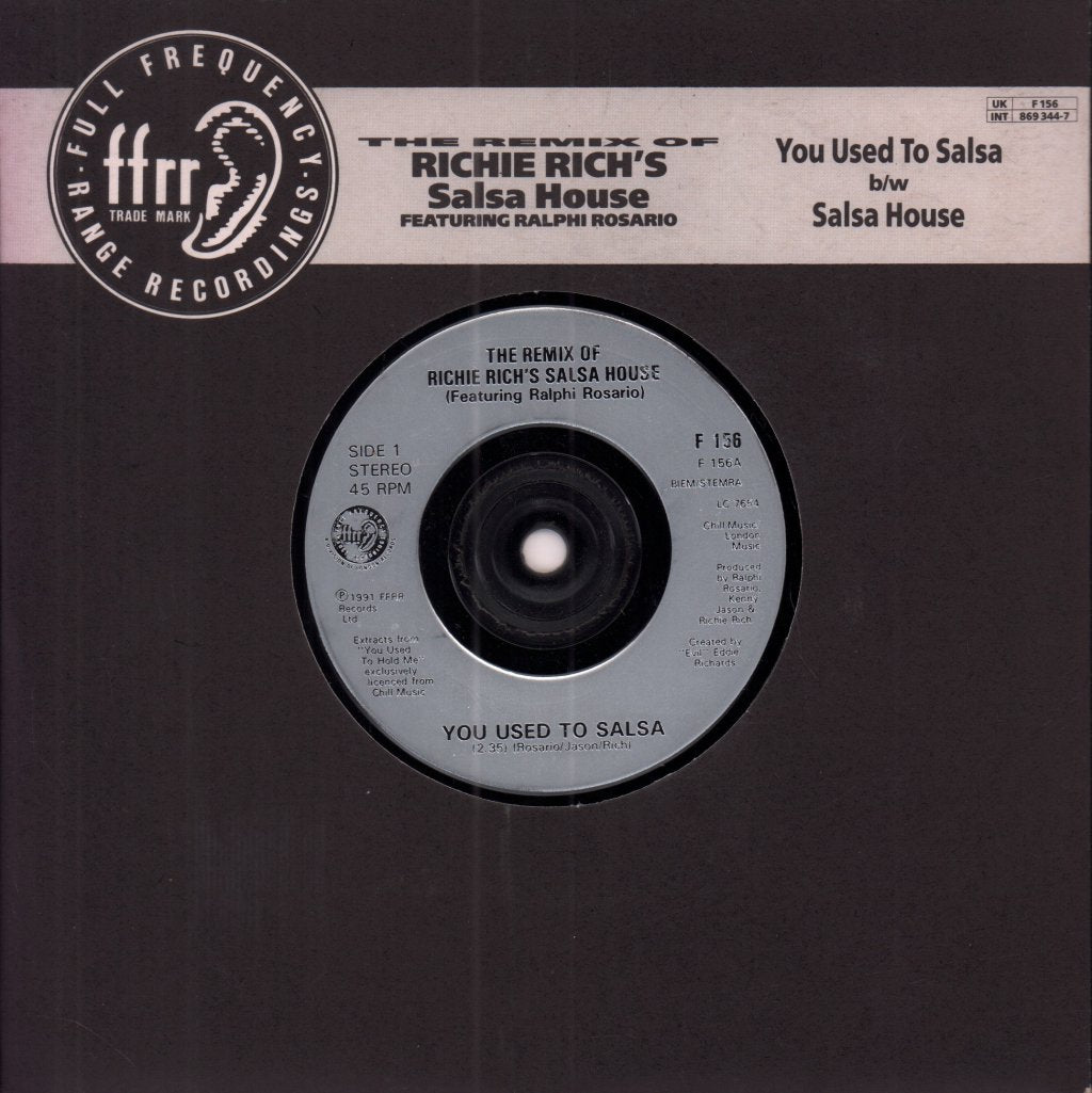Ralphi Rosario - Remix Of Richie Rich's Salsa House - 7 Inch