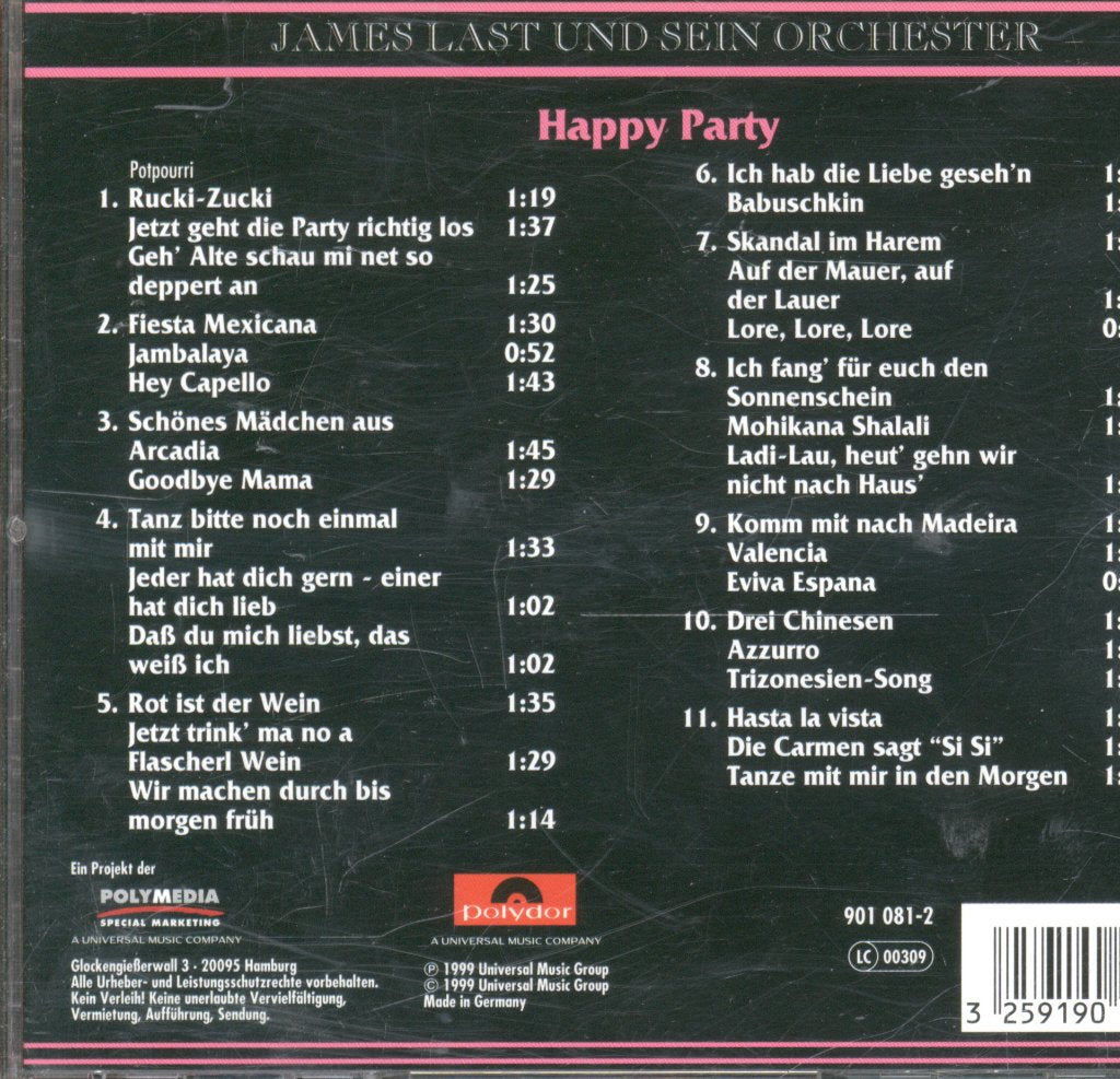 James Last - Happy Party - Cd