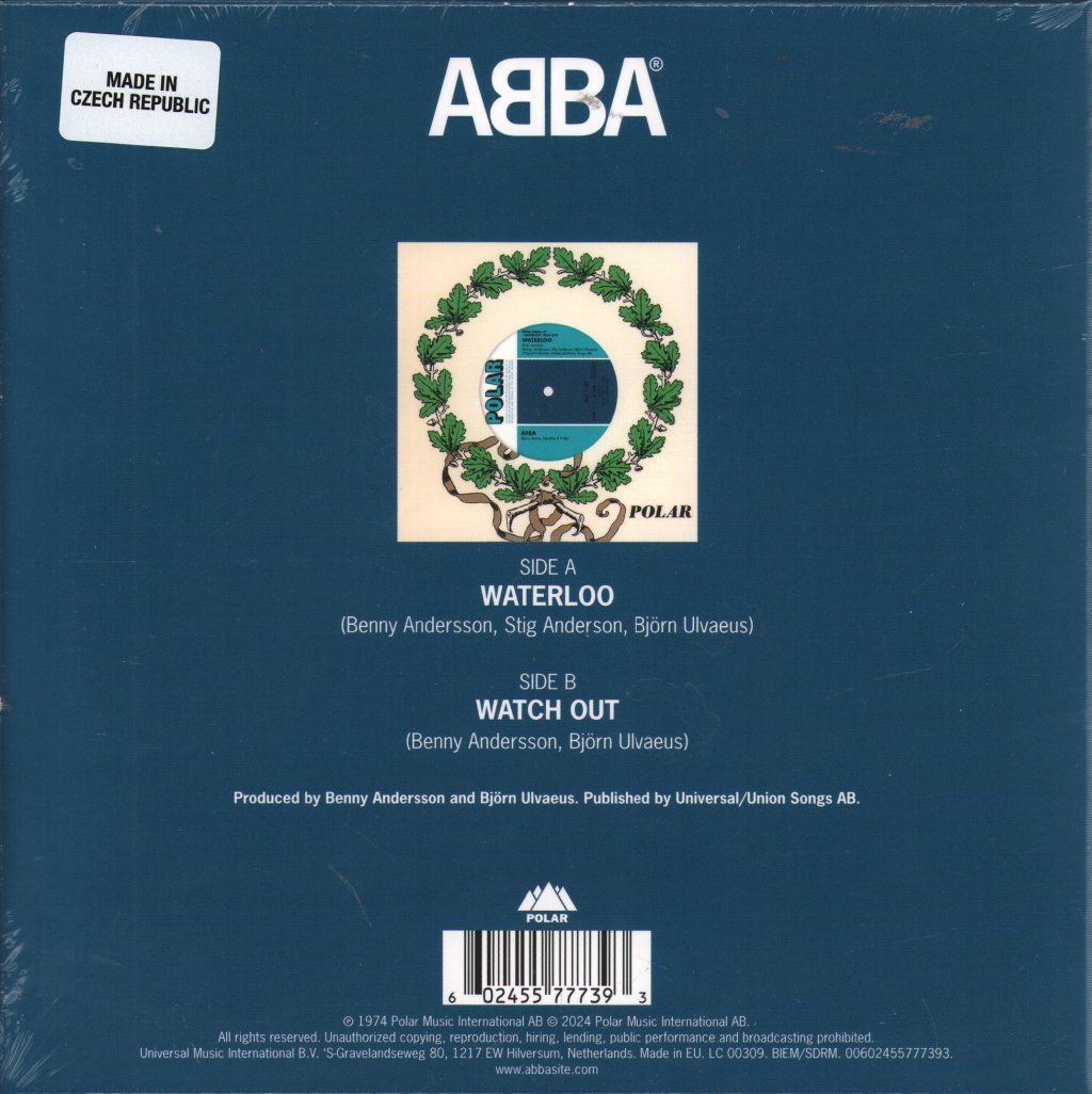 ABBA - Waterloo / Watch Out - 7 Inch