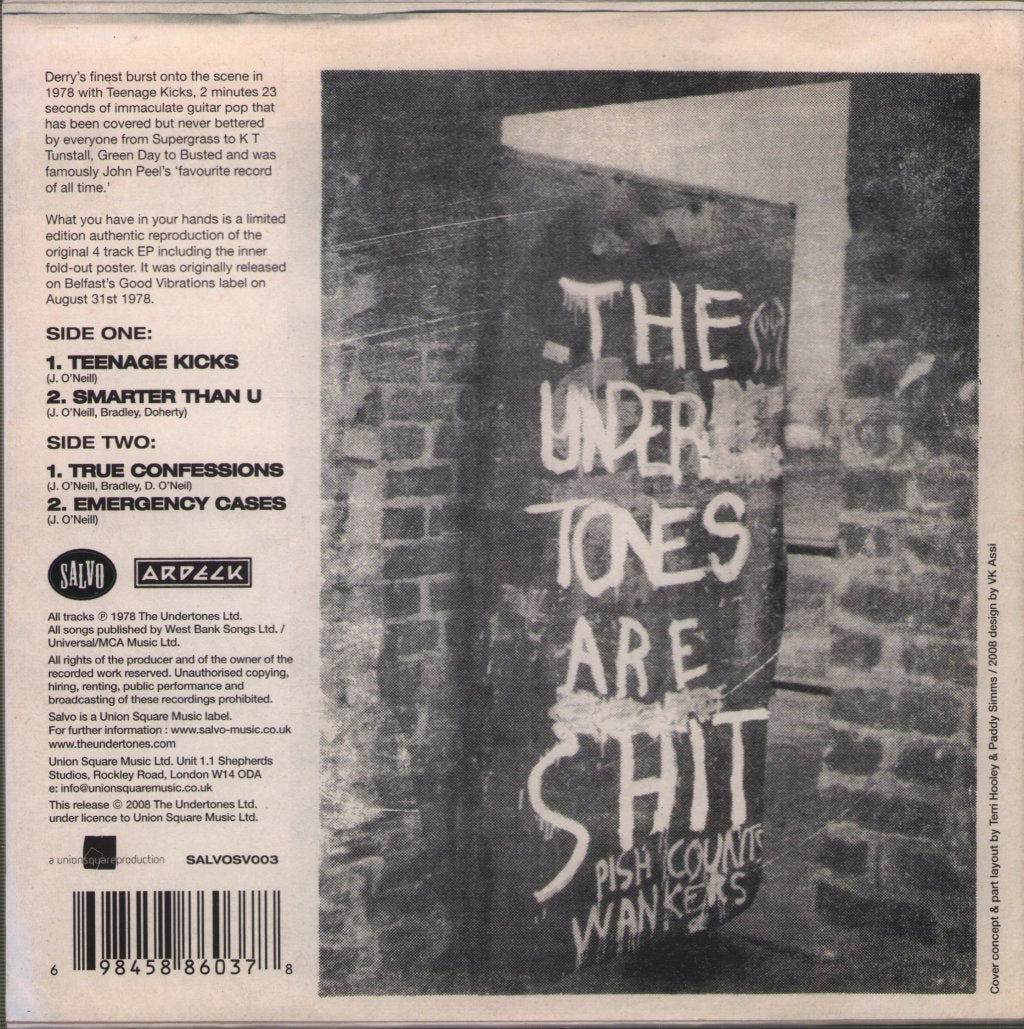Undertones - Teenage Kicks - 7 Inch