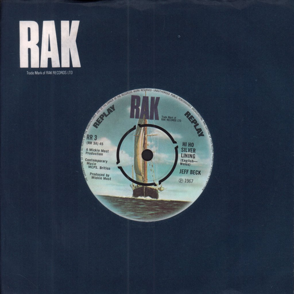 Jeff Beck - Hi Ho Silver Lining - 7 Inch