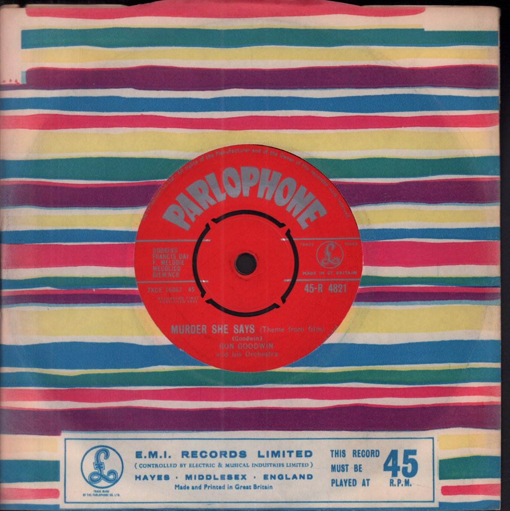 Ron Goodwin And His Orchestra - Murder She Says - 7 Inch