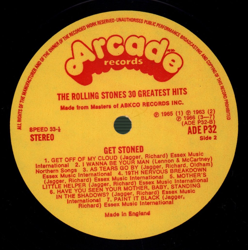 Rolling Stones - Get Stoned - Double Lp