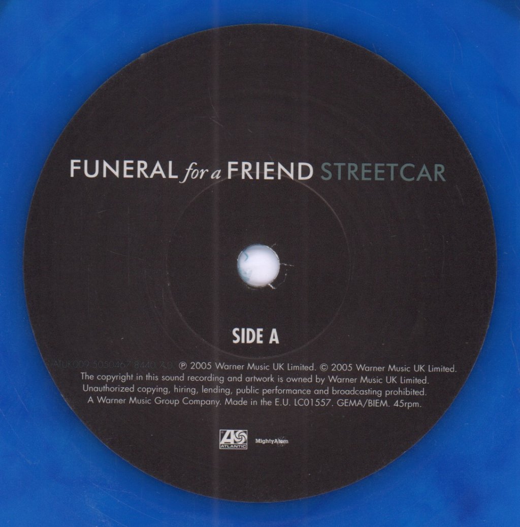 Funeral For A Friend - Streetcar - 7 Inch