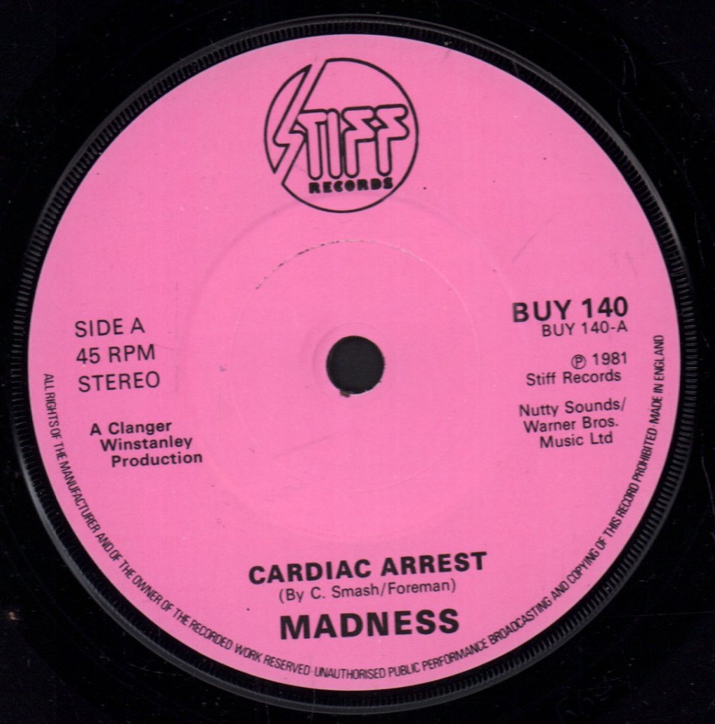 Madness - Cardiac Arrest - 7 Inch