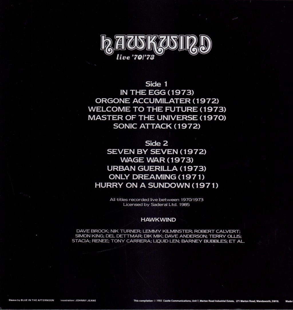 Hawkwind - Live '70/'73 - Lp