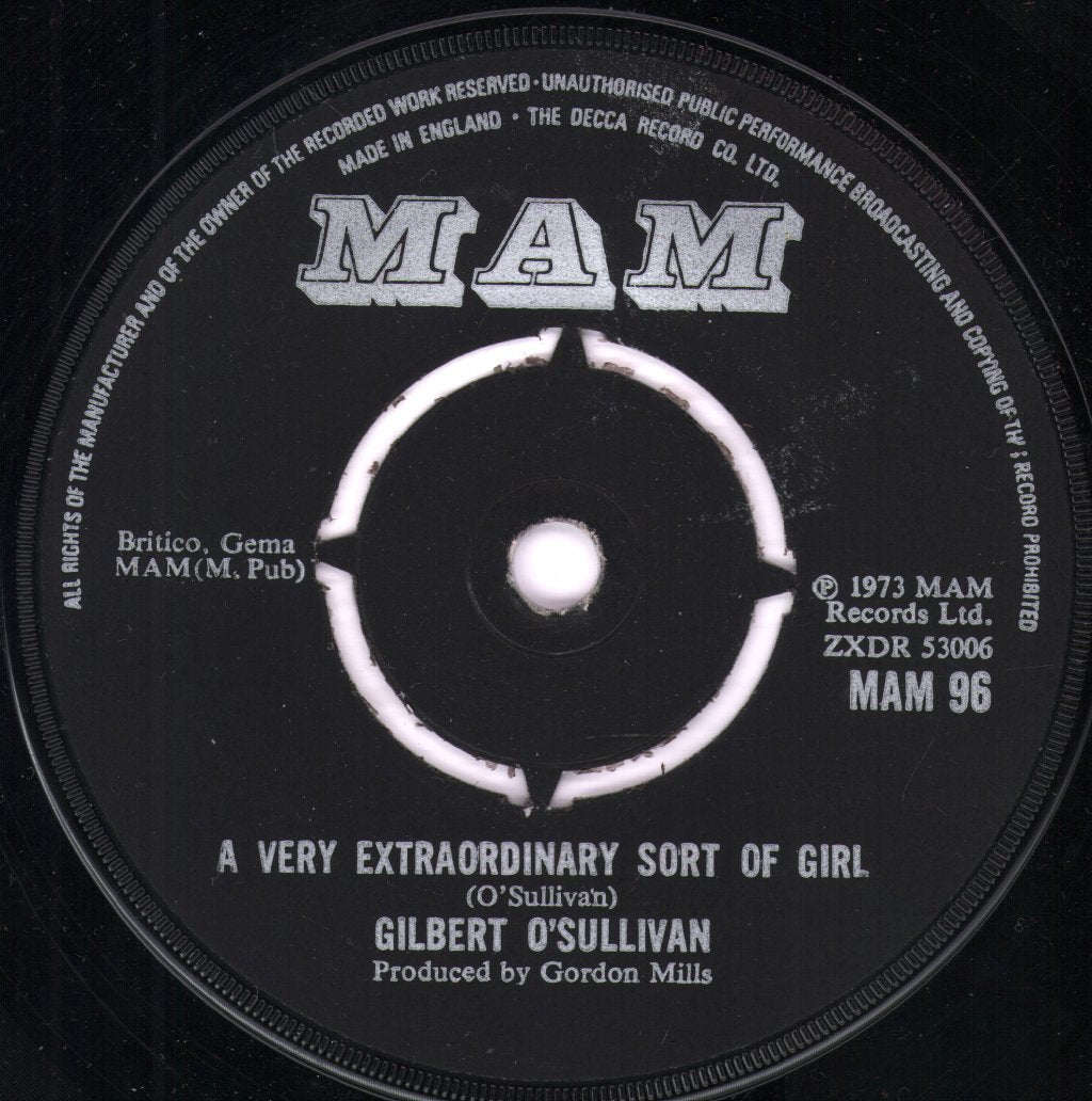 Gilbert O'Sullivan - Get Down - 7 Inch
