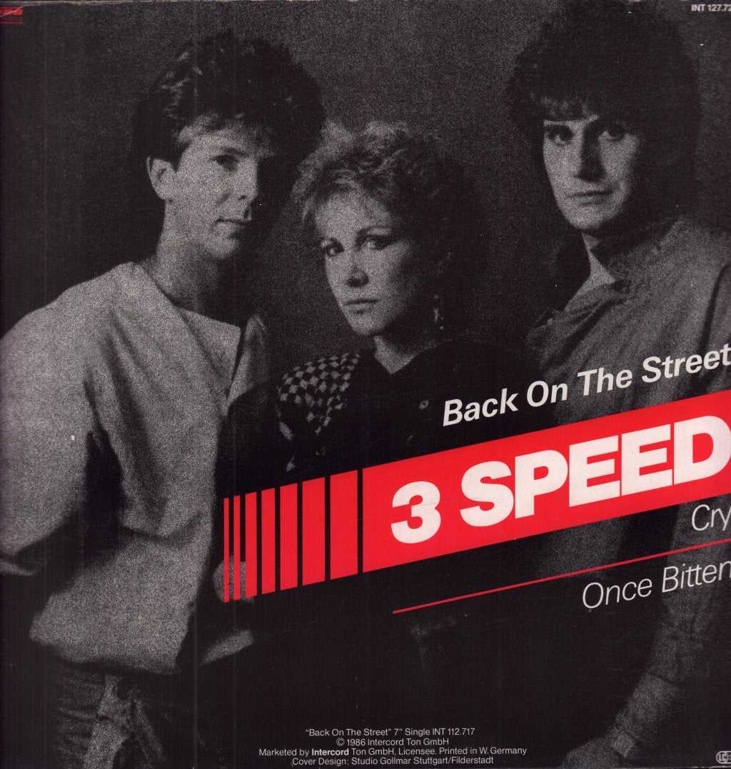 3 Speed - Back On The Street - 12 Inch