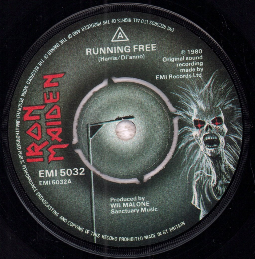 Iron Maiden - Running Free - 7 Inch