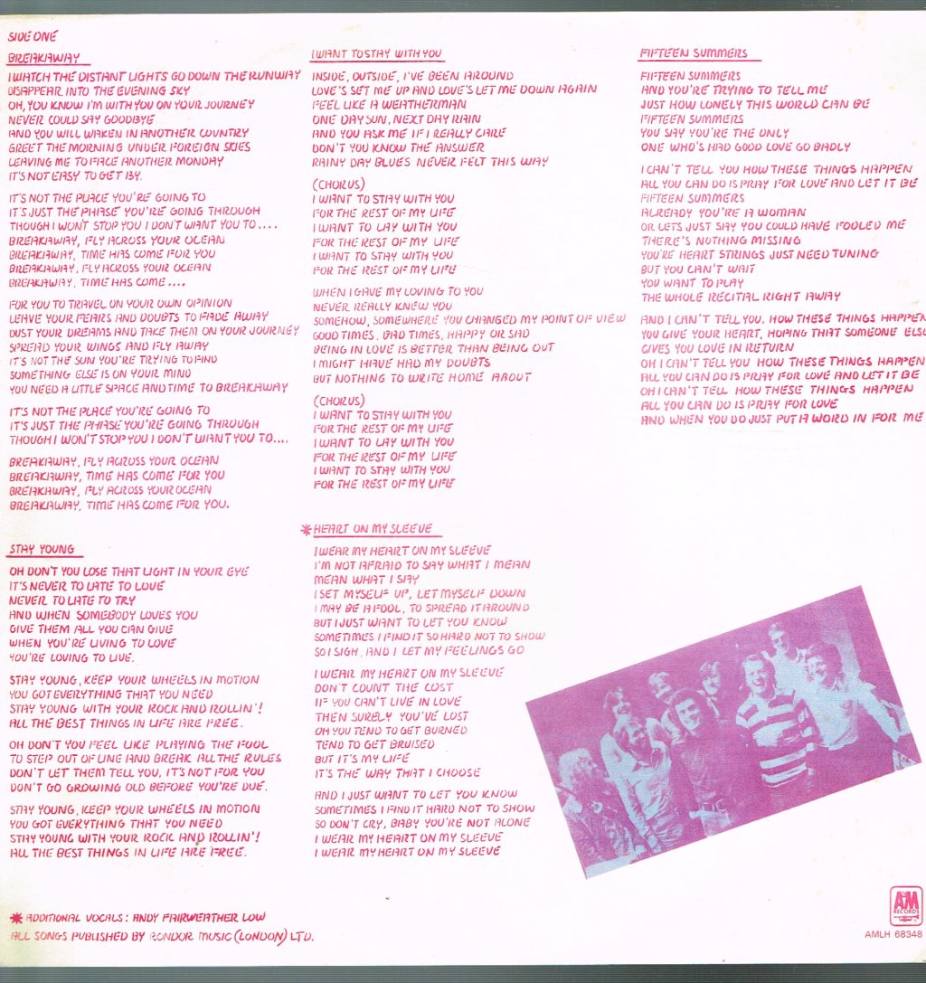 Gallagher And Lyle - Breakaway - Lp