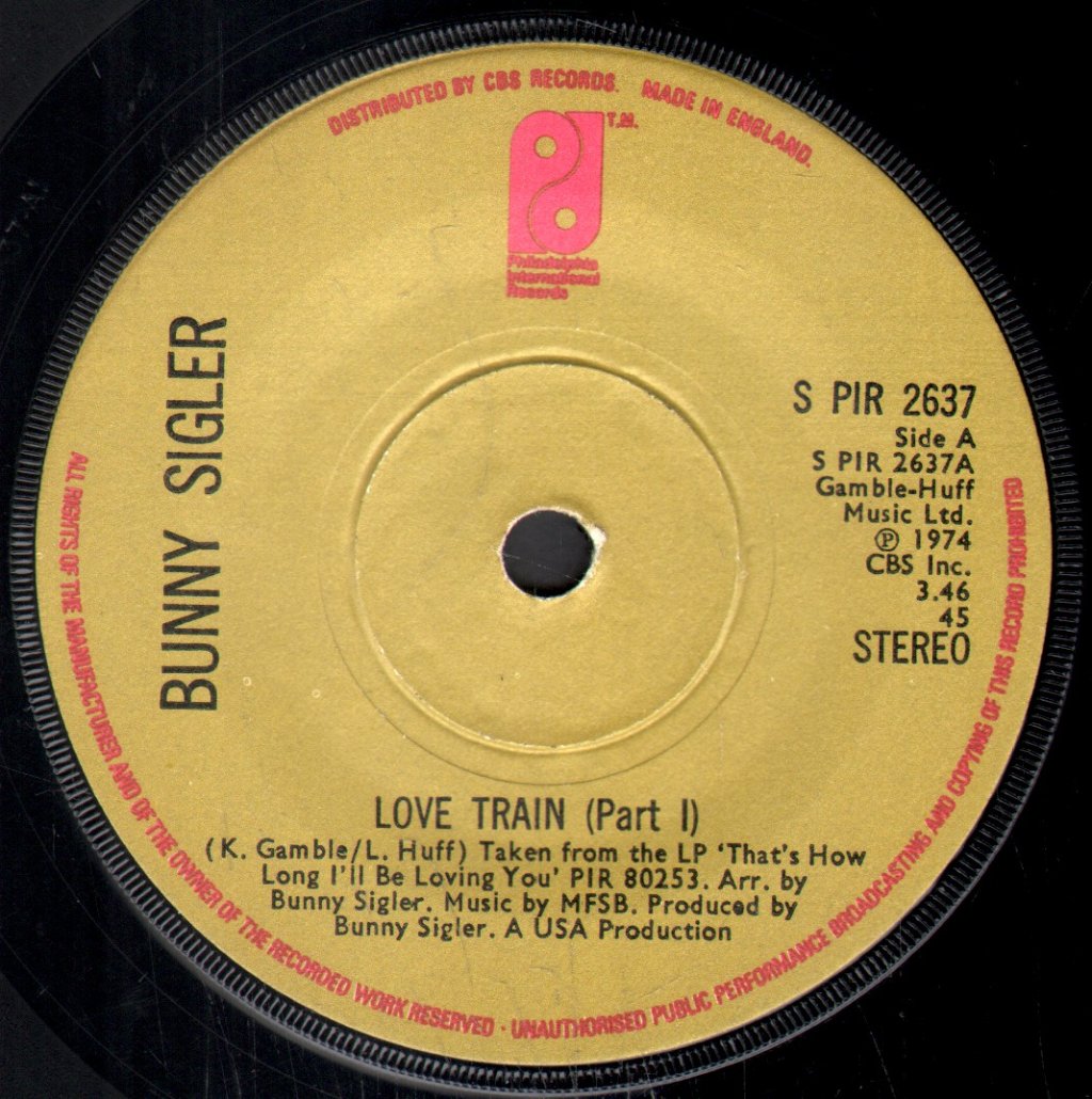 Bunny Sigler - Love Train - 7 Inch