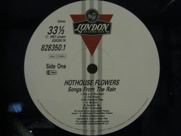 Hothouse Flowers - Songs From The Rain - Lp