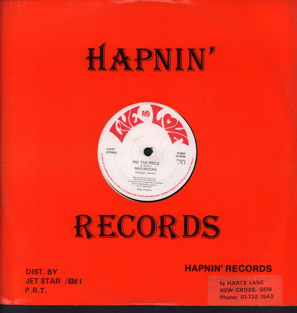 Mike Brooks - She Has Gone - 12 Inch