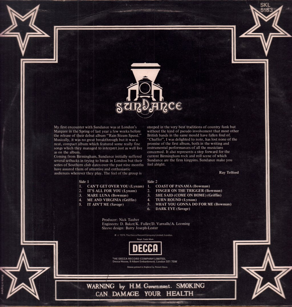 Sundance (Rock/Prog Group) - Chuffer - Lp