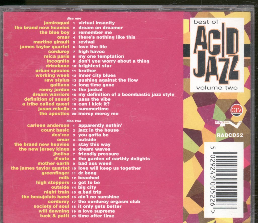 Various Artists - Best Of Acid Jazz Volume 2 - Double Cd