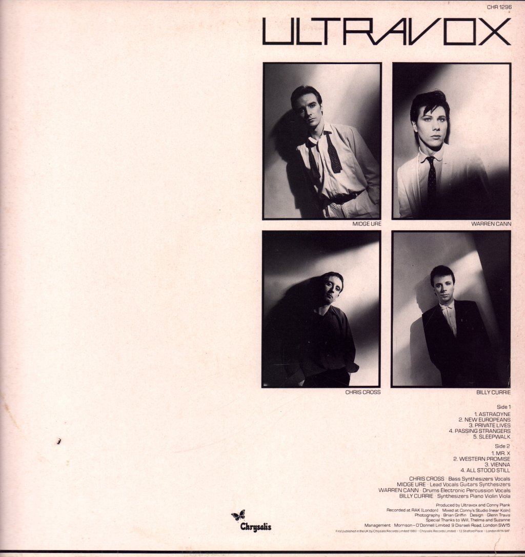 Ultravox - Vienna - Lp