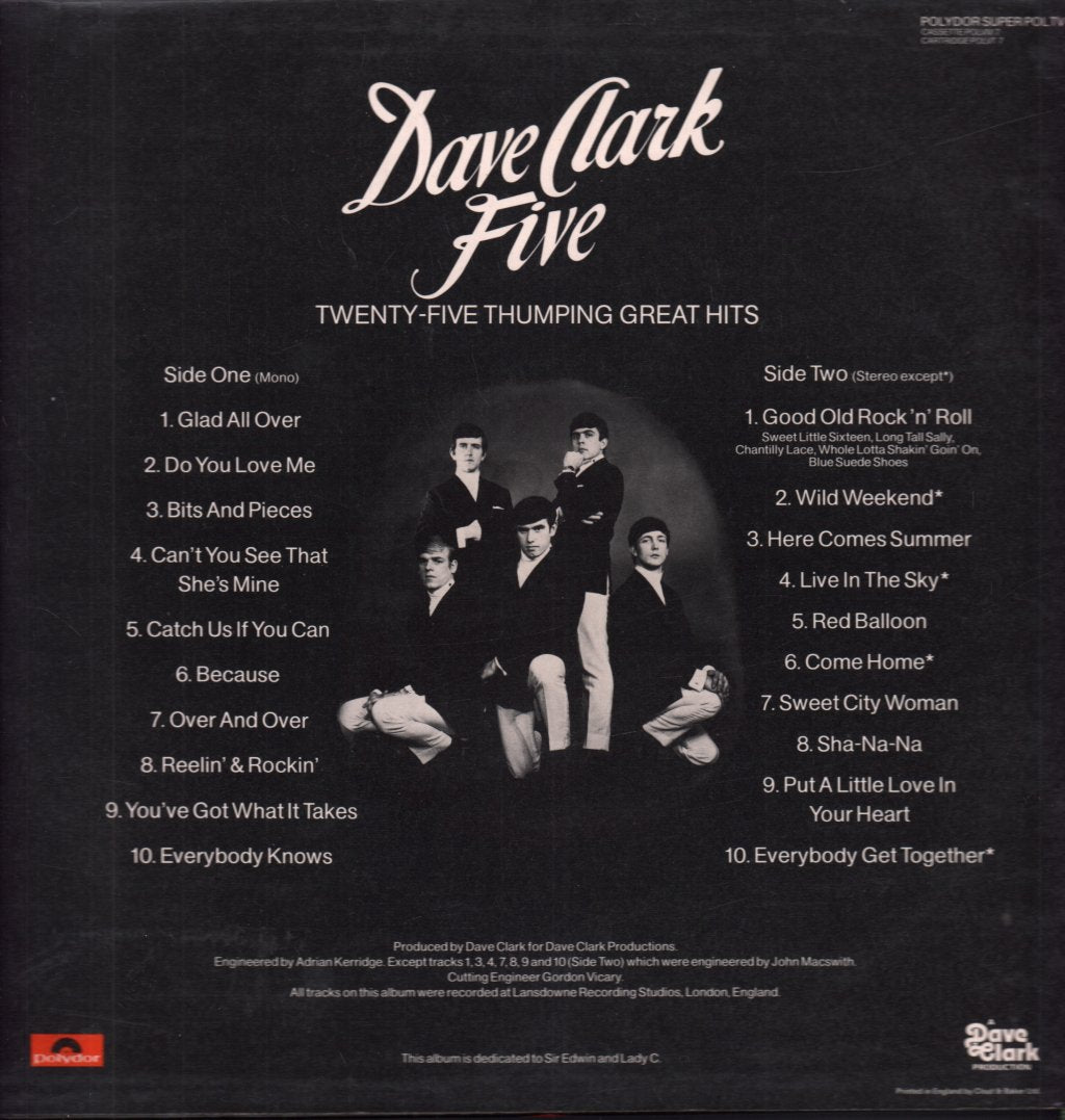 Dave Clark Five - 25 Thumping Great Hits - Lp