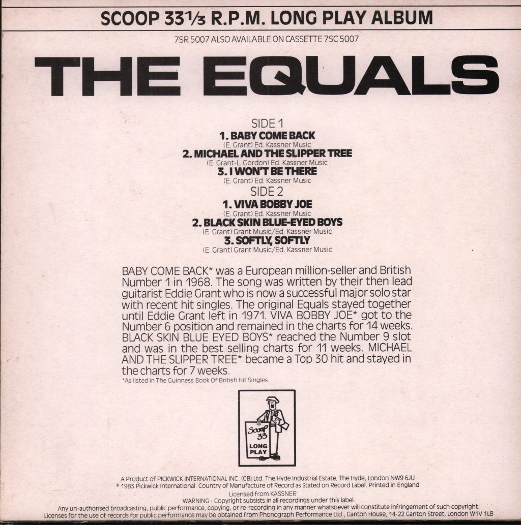 Equals - Equals - 7 Inch