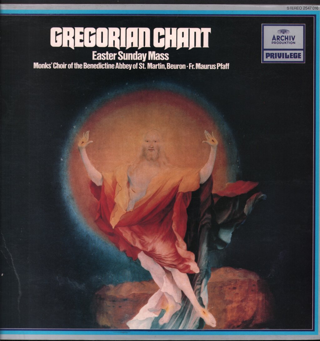 Monks' Choir of the Benedictine Abbey of St. Martin, Beuron - Gregorian Chant - Easter Sunday Mass - Lp