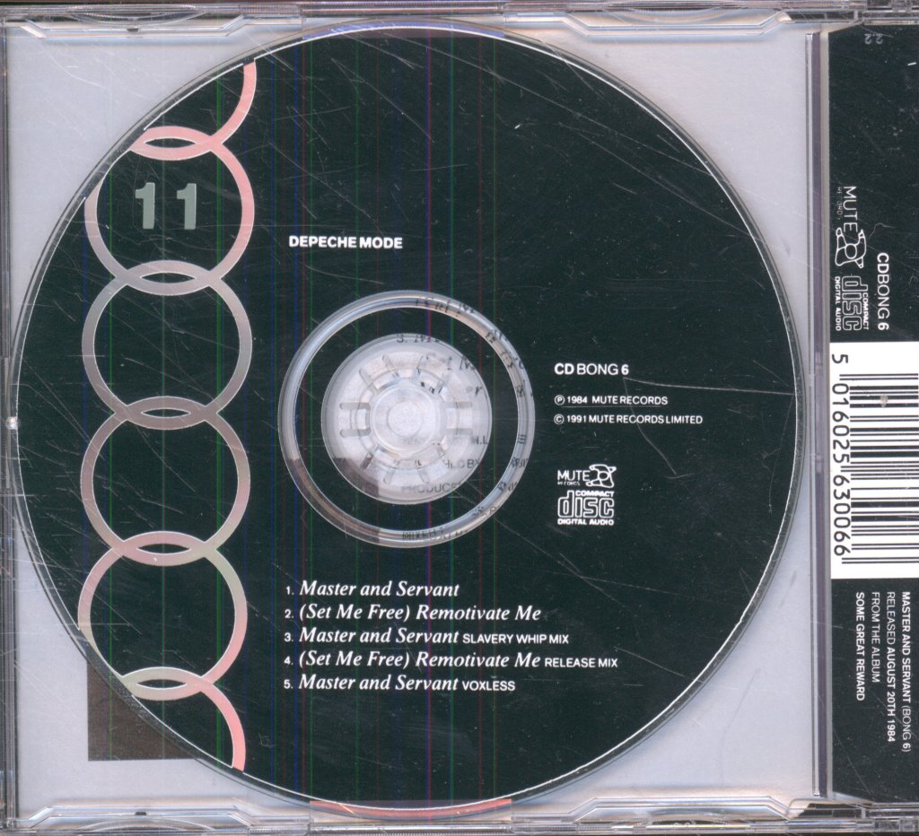 Depeche Mode - Master And Servant - Cd