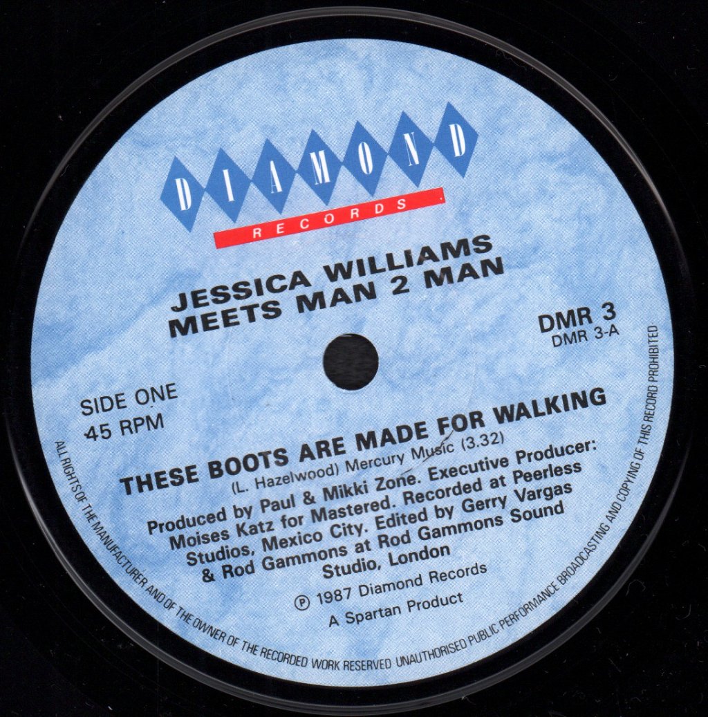 Jessica Williams Meets Man To Man - These Boots Are Made For Walking - 7 Inch