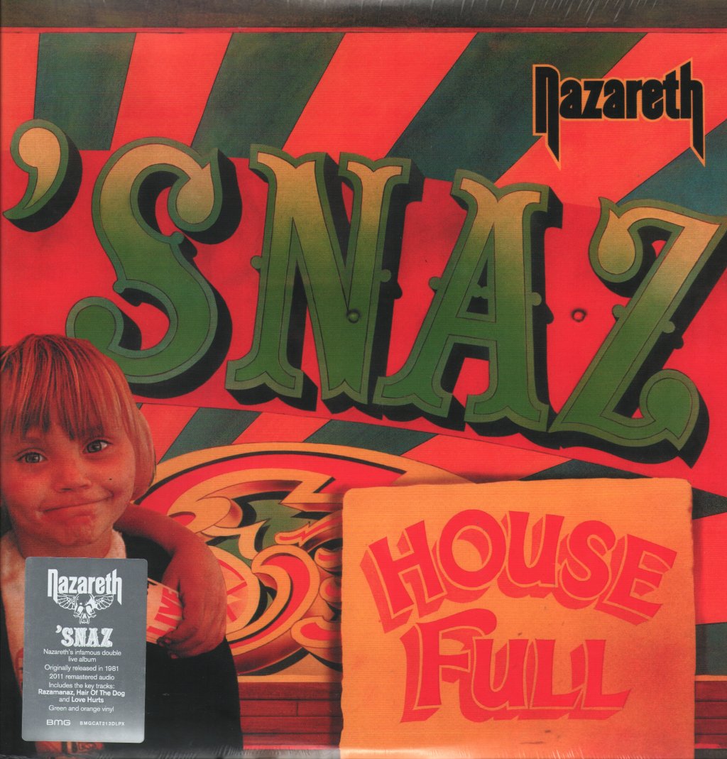 Nazareth - Snaz - Green & Orange Vinyl - Double Lp
