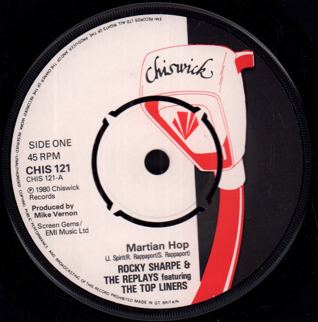 Rocky Sharpe And The Replays - Martian Hop - 7 Inch
