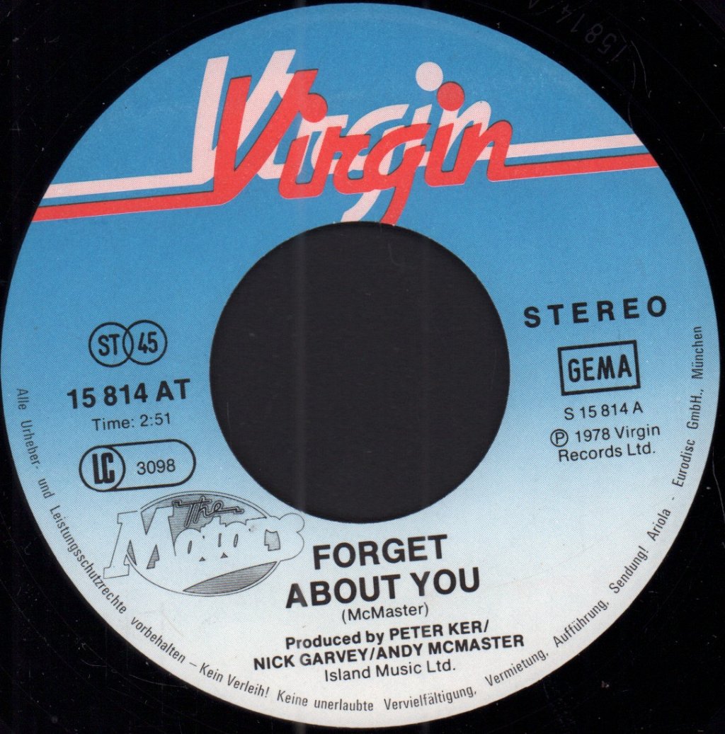 Motors - Forget About You - 7 Inch