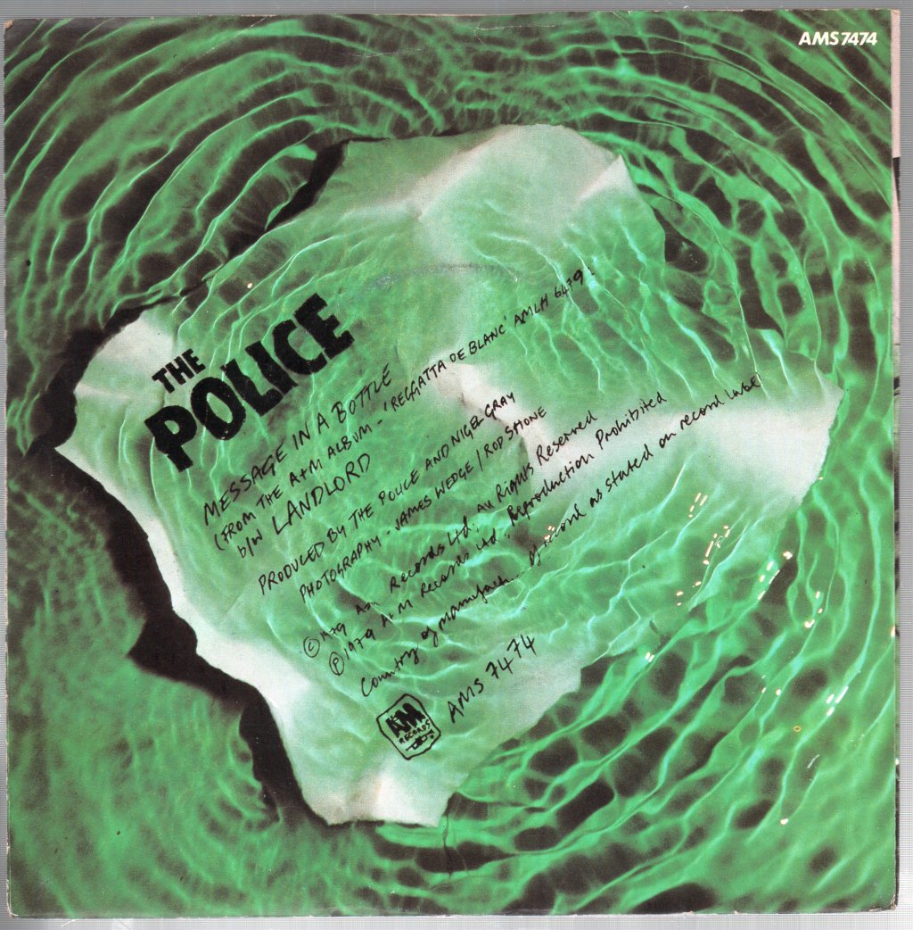 Police - Message In A Bottle - 7 Inch