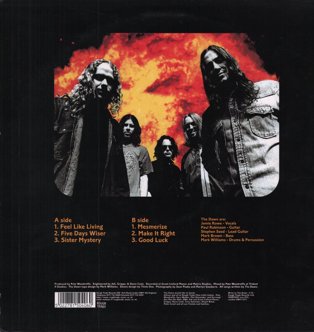 Dawn (90'S Rock Group) - 5 Days Wiser - 12 Inch