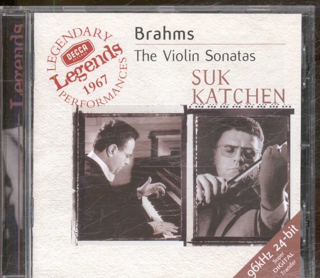 Josef Suk, Julius Katchen - Brahms - Violin Sonatas - Cd