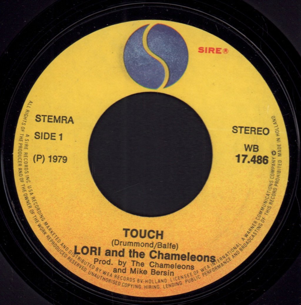 Lori And The Chameleons - Touch - 7 Inch