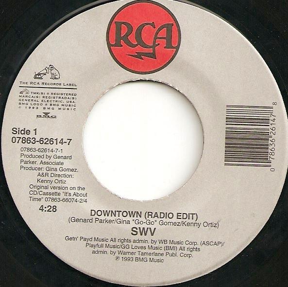 SWV - Downtown / Right Here/Human Nature - 7 Inch