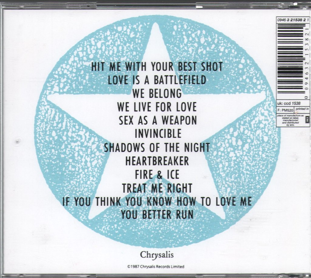 Pat Benatar - Best Shots - Cd