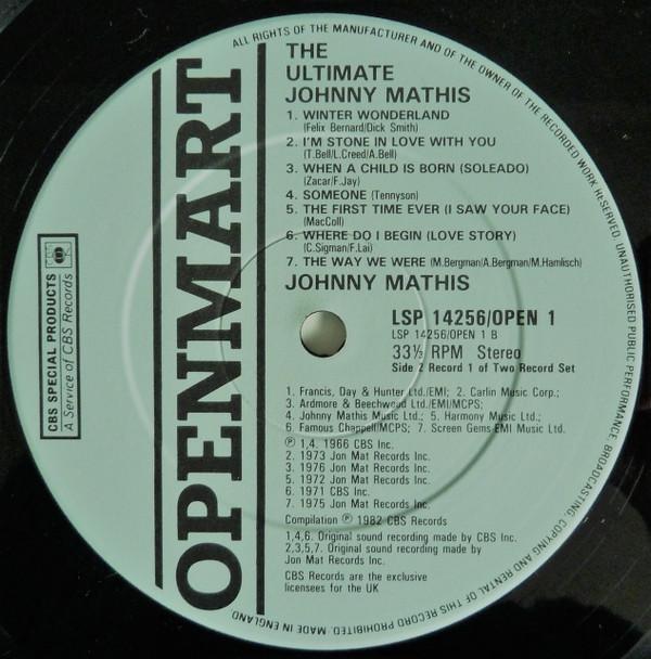 Johnny Mathis - Ultimate - Double Lp