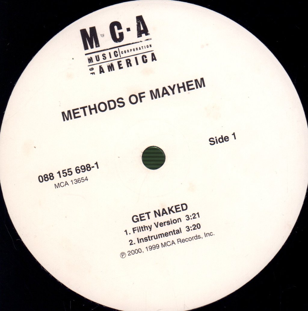 Methods Of Mayhem - Get Naked - 12 Inch