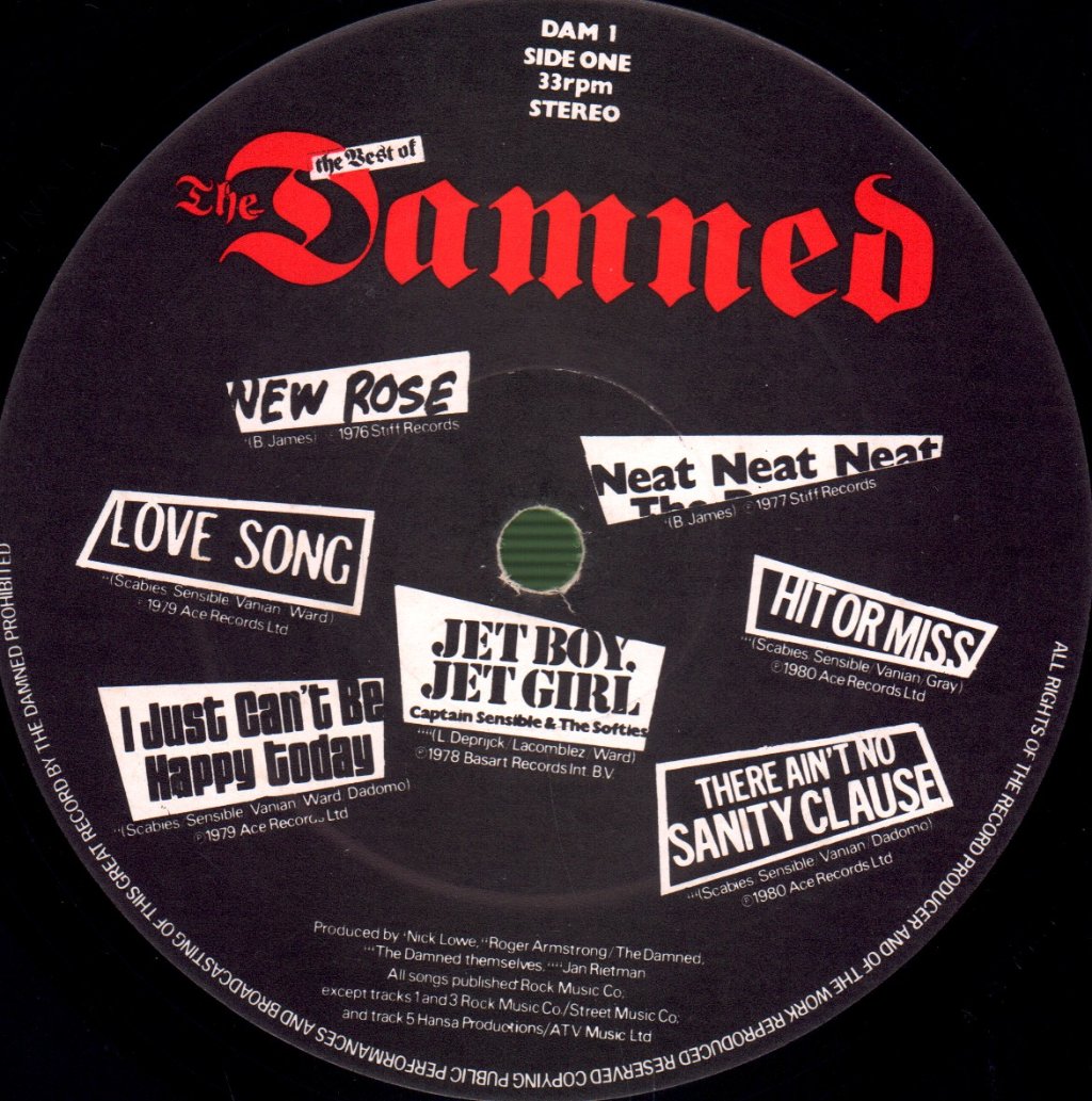 Damned - Another Great Record From The Damned (Best Of) - Lp