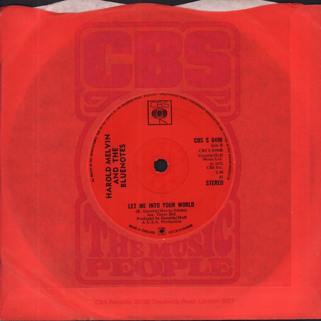 Harold Melvin And The Blue Notes - If You Don't Know Me By Now - 7 Inch
