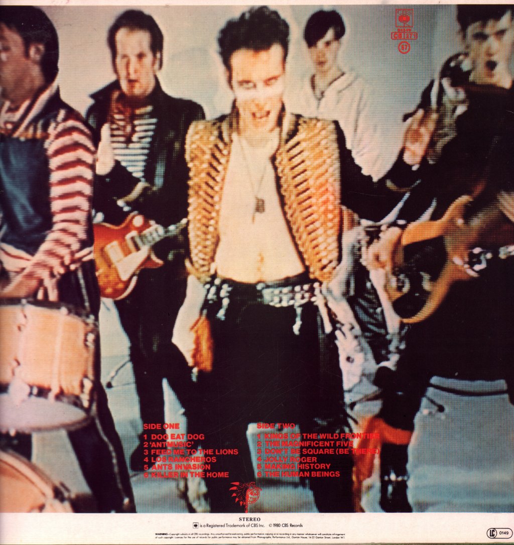 Adam And The Ants - Kings Of The Wild Frontier - Lp