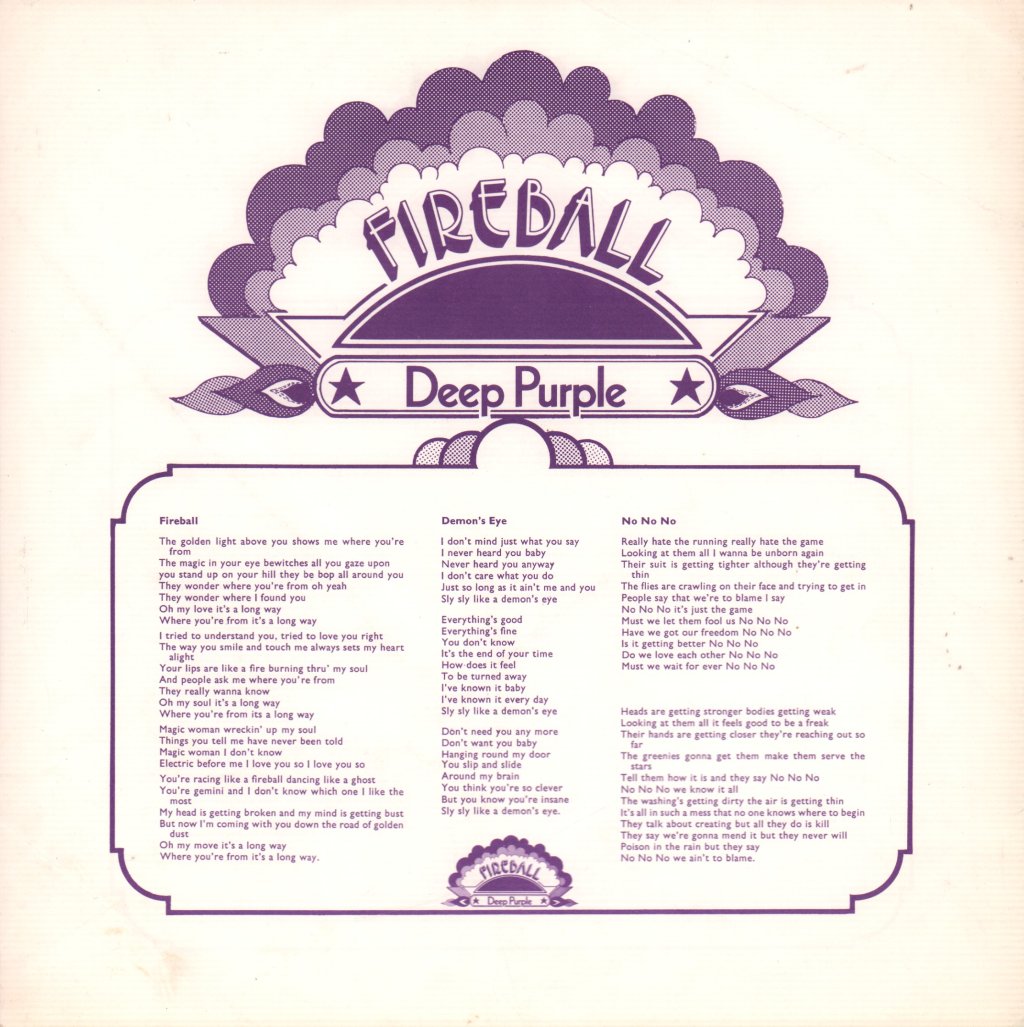 Deep Purple - Fireball - Lp