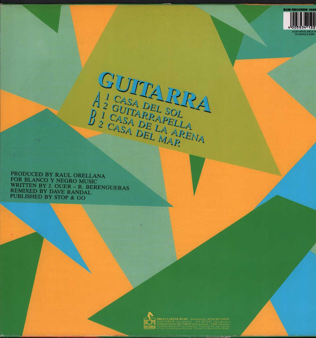 Raul Orellana - Guitarra - 12 Inch