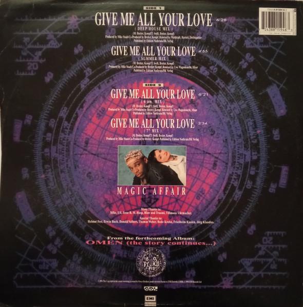 Magic Affair - Give Me All Your Love - 12 Inch