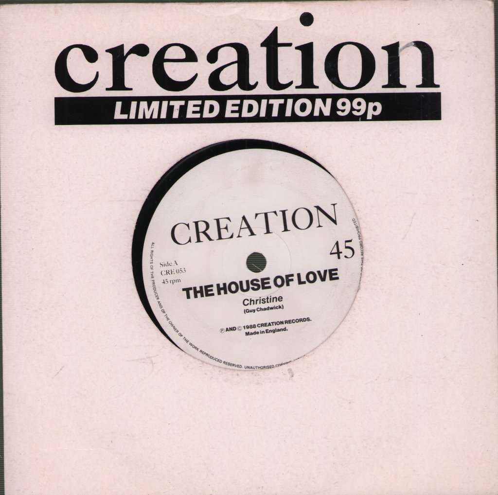 House Of Love - Christine - 7 Inch