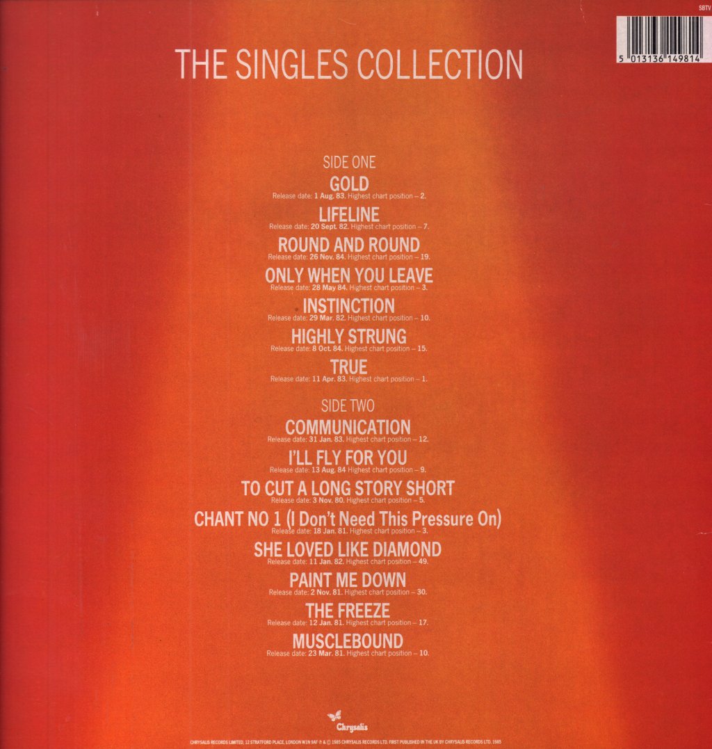Spandau Ballet - Singles Collection - Double Lp