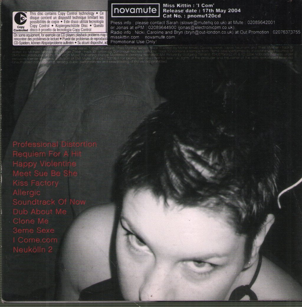 Miss Kittin - I Com - Cd